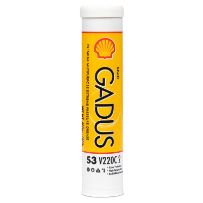 Смазка Shell Gadus S3 V220C 2, 400 г (туба под шприц) литиевая