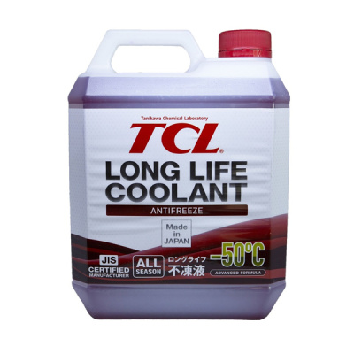 Антифриз Красный TCL -50C, 4л  (Япония)  LLC01212  (уп 6шт)