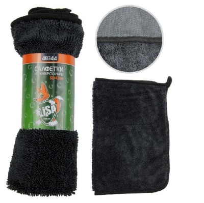 Салфетка Микрофибра 32*43см Суперплотная Li-Sa, шт  (1/100) 48344