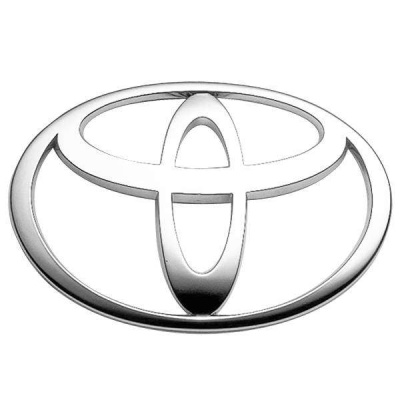 Эмблема TOYOTA, 185*125мм (большая), хром SKYWAY (STE031)