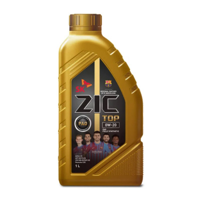 Масло моторное ZIC TOP 0w20 SN Plus, ACEA C5, 1L