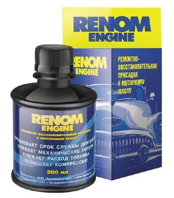 Присадка в масло ремонтно-восстановительная RENOM ENGINE , 200ml FENOM FN710 (уп.12 шт.)