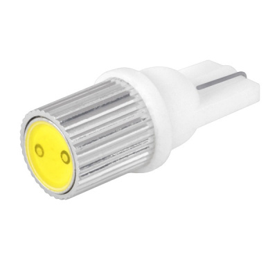 Светодиод T10 (W5W) 12V 1 SMD диод 1-конт радиатор Белая SKYWAY S08201098, (к-т 2шт.)
