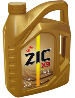 Масло моторное ZIC X9 5w30 LS SN/CF,  4L  (1/4) аналог XQ LS 5w30 синт