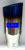 Насадка на глушитель d75D 90 L195/220мм, косой выход, синий хром   арт ТМ-668-BL