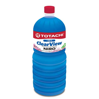 Омыватель стекла зимний -25°С, 1,7л синий, ClearView NIRO, TOTACHI  (уп.8 шт.)