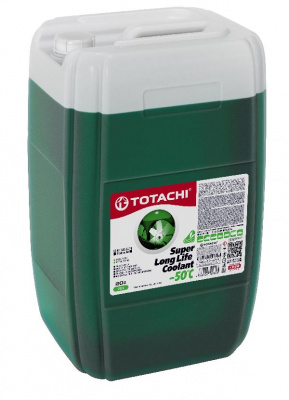 Антифриз TOTACHI SUPER LONG LIFE Coolant Green -50°С (зеленый)  20 кг 