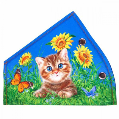 Детское удерживающее устройство (адаптер ремня) рисунок Котенок и подсолнухи SKYWAY S04007005   