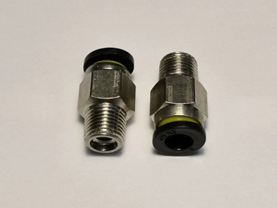 Фитинг переходной PC (прямой) d  6мм, наружняя резьба  М10*1 (1/8) (уп.10шт)