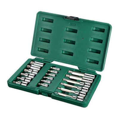 Биты 1/4", 1/2" (18 предметов) кейс, к-т  09051 SATA  