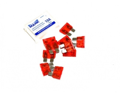 Предохранитель флажковый 10 А, шт. МАЯК (box 10 шт.) APF-191A-10  