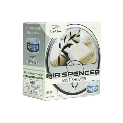 Ароматизатор на панель керамика банка металл AIR SPENSER (A-67) MIST SHOWER/ мелкий дождь