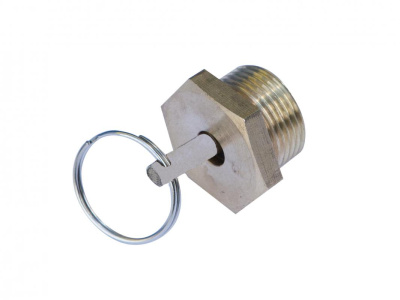 Клапан слива конденсата из ресивера М22*1,5 с резиновым кольцом, 12V, латунь, шт (DA00903)