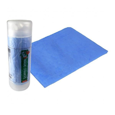 Салфетка в тубусе 320*430 мм замша многослойная, синяя, Li-Sa, (1/100) 49040