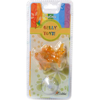 Ароматизатор подвесной гелевый игрушка Gelly Toys Рыбка Апельсиновое настроение GLT-19 Azard 