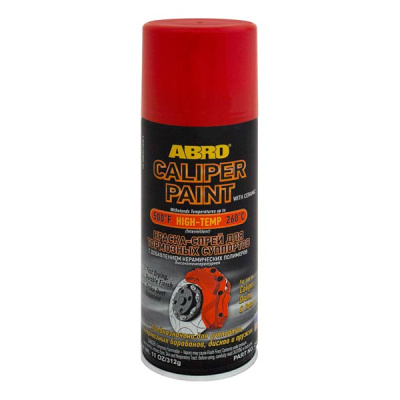 Краска-спрей для суппортов с керамикой Красная ,312 г (CP-555-RED, уп. 12 шт.)  ABRO