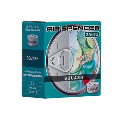 Ароматизатор на панель керамика банка металл AIR SPENSER (A- 9) SQUASH/свежесть
