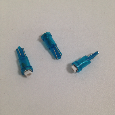 Светодиод T 5 12V BLUE 1SMD W2,0x4,6D (Mаяк) (12T5-B/1SMD)