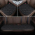 Подушка на сиденье ткань полиэстер, салон 3 предмета (2 перед, 1 задняя) ELASTIC-3, ЧЕРНЫЕ, к-т