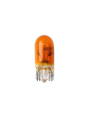 Лампа б/ц 12V  5W  W2.1*9.5d/ T10 ОRANGE KOITO (уп 10 шт)  (1579A) оранжевая