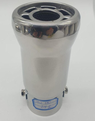 Насадка на глушитель d60D 60 L260, широкий выход, округлый край  арт ТМ-110