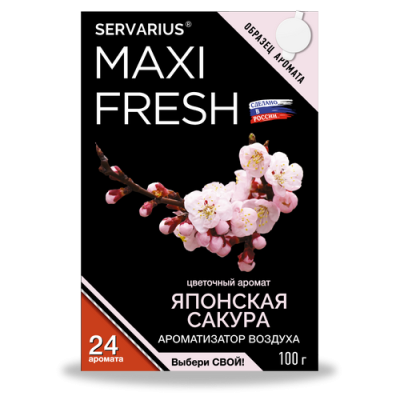 Ароматизатор под сиденье гелевый ЯПОНСКАЯ САКУРА, 100 гр (уп.40 шт) MAXIFRESH MF-103