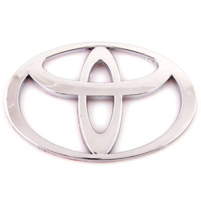 Эмблема TOYOTA,  95*62мм, хром объемная SKYWAY (STE-008)