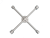 Ключ балонный крестообразный (17-19-21-23 мм)  360мм S04303009   (1/20)