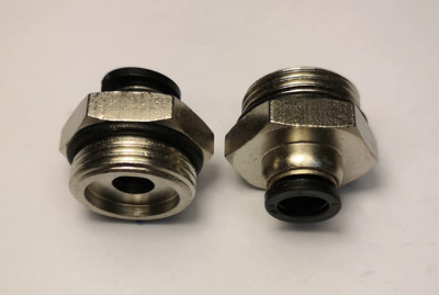 Фитинг переходной PC (прямой) d  8мм, наружняя резьба  М22*1,5  (уп.10шт)