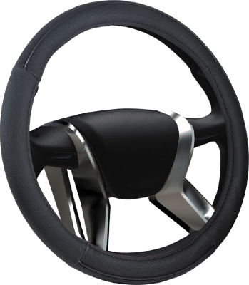 Оплетка винил Bold Vinyl M (37-39см) рисунок соты Черная, черная полоса (OPLA0113), шт. AZARD 