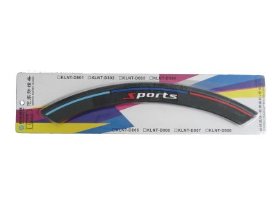 Расширители арок универсальные на скотче, черные, надпись SPORTS красно-белo-синяя, 2 шт, к-т