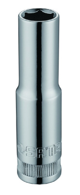 Головка торцевая 3/8" (6 гран) H63,5мм высокая 19 мм  12412 SATA  (1/6)
