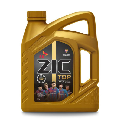Масло моторное ZIC TOP 0w20 SN Plus, ACEA C5, 4L
