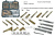Инструмент для демонтажа автооборудования (набор 36 предметов) металл/пластик , кейс,  к-т   HM-3698