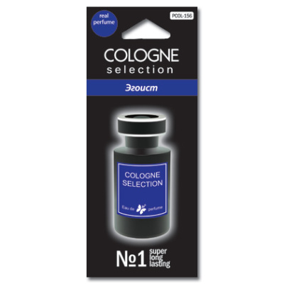 Ароматизатор подвесной пластина COLOGNE Selection Эгоист PCOL-156    (1/600)