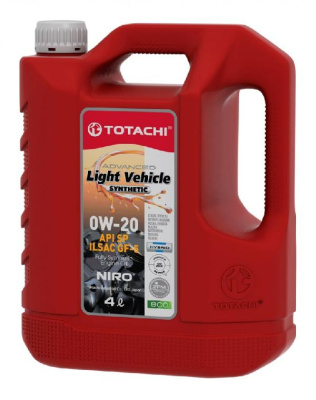 Масло моторное TOTACHI Niro  LV 0W20 SP/SN PLUS/ SN/RC/ILSAC GF-5  ( 4 л.)  синт бенз (уп.4 шт.)
