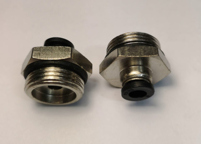 Фитинг переходной PC (прямой) d  6мм, наружняя резьба  М22*1,5  (уп.10шт)