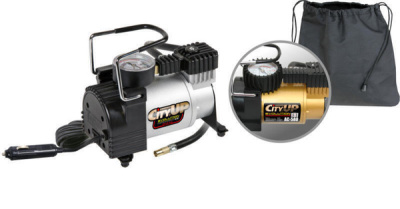 Компрессор метал корпус Tornado AC-580 Evolution CityUp, 12V, штекер, 35 л/мин, шланг 1.5м (1/8)