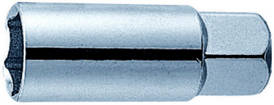 Головка свечная 1/2" ( 6 гран) 21мм, с резиновым держателем  13916 SATA  