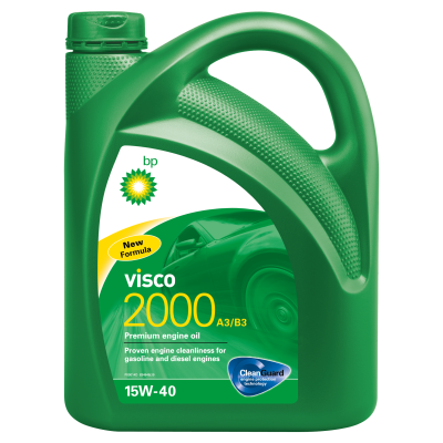 Масло моторное BP Visco 2000 15w40, 5L A3/B3/ API SL/CF (уп.4 шт.)  минер.