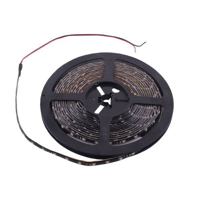 Светодиодная лента 12V,   5м, 300 SMD диодов 3528, черная основа, Белый свет  SKYWAY S03201030