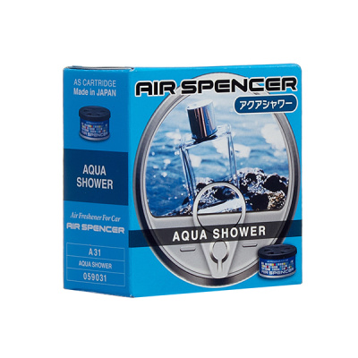 Ароматизатор на панель керамика банка металл AIR SPENSER (A-31) AQUA SHOWERмужской парфюмAQUA DI GIO