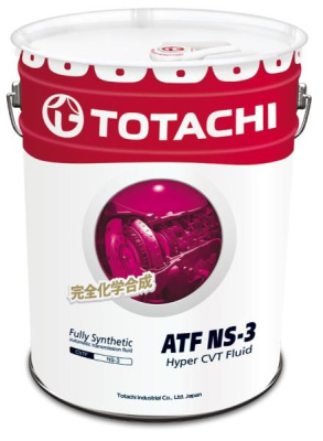 Масло трансмиссионное АКПП TOTACHI ATF NS-3 (20 л.) синт вариатор (KLE33-0002/KLE53-00004)