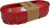 Молдинг самоклеящийся на передний бампер, рулон 2.5м*5см, карбон красный (№11) 
