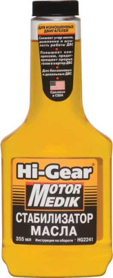 Присадка в масло Стабилизатор вязкости MOTOR MEDIK , 355 ml Hi-Gear HG2241 (уп.12 шт.)