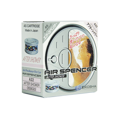 Ароматизатор на панель керамика банка металл AIR SPENSER (A-22) AFTER SHOER /после дождя