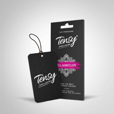 Ароматизатор подвесной пластина Гламур(Can-can Burlesque,Paris Hilton)жен Tensy Exclusive (1/40)