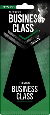 Ароматизатор подвесной пластина Business Class  LACOSTE  PBCL-16 FRESHCO (10/40)