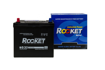 АКБ ROCKET  65B24R  SMF  50А/ч, 480A (238*129*225) повышенная мощность, тонкие клеммы 