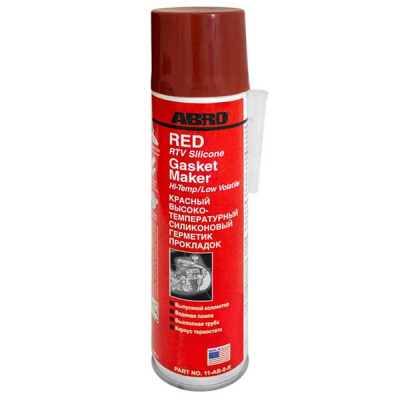 Герметик прокладка силиконовый Красный,226 g (баллон) 11-АВ-8-R, ABRO  (уп.12 шт.)  